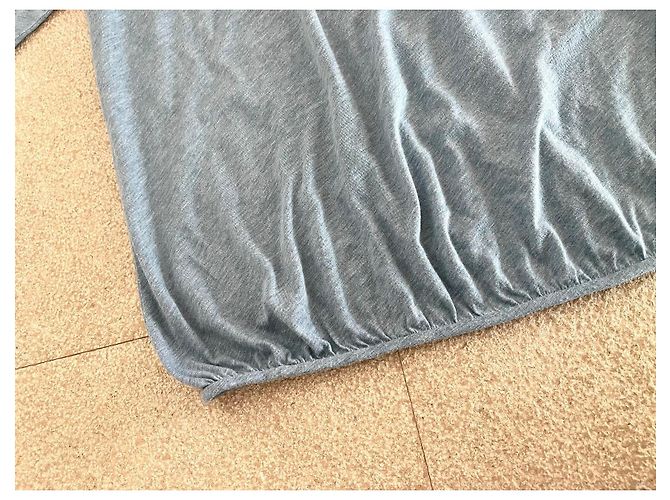 Autre Marque Muji T-shirt a maniche lunghe blu mélange - vista 9