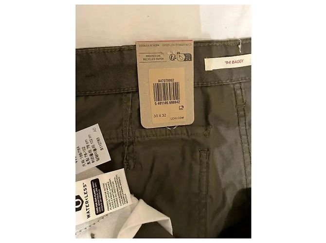 Levi's 94 Baggy Cargo Caqui Verde - vista 9