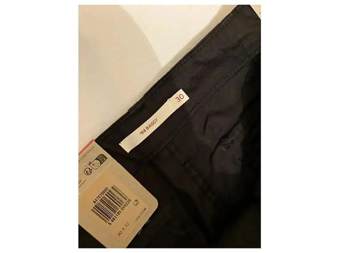 Levi's Pantalones Cargo Baggy '94 Negro - vista 6