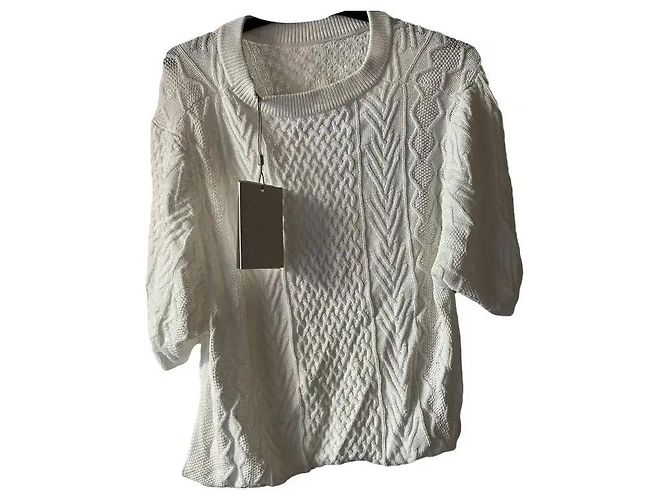 Miss Sixty Top de malha trançada branco - vista 11