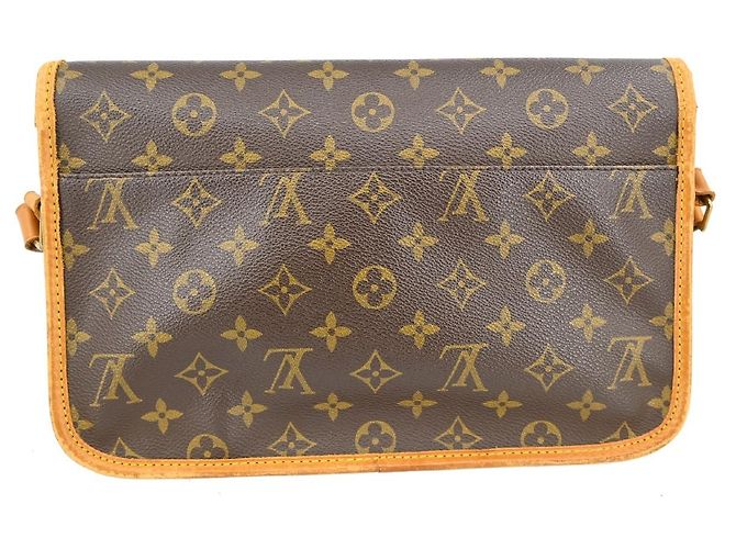 Louis Vuitton Sac Gibeciere Messenger Bag Monogram Canvas MM Brown - view 2