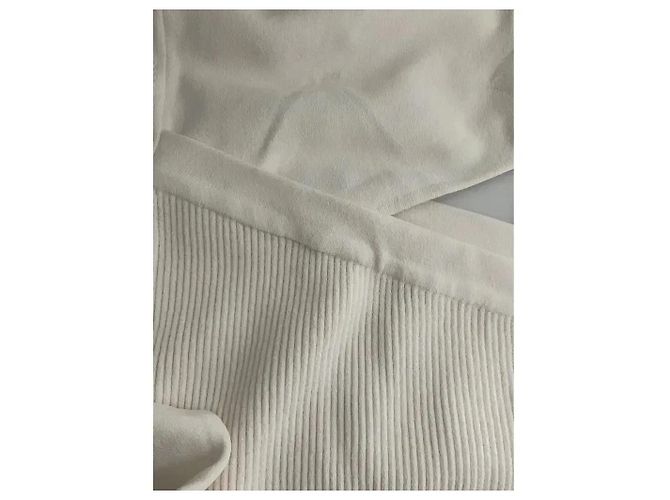 Autre Marque Gauge81 Evening One-Shoulder Stricktop - Elfenbein Weiß - Ansicht 9