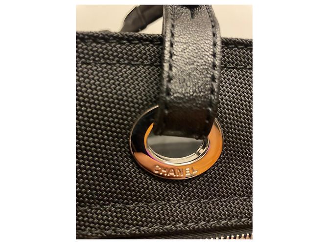 Chanel Biarritz GM Shopper Bag Schwarz - Ansicht 13