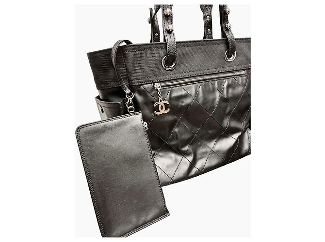 Chanel Biarritz GM Shopper Bag Schwarz - Ansicht 2