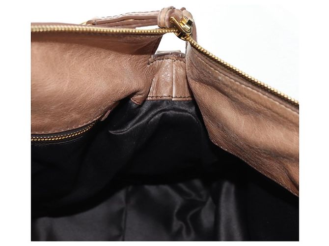 Borsa Miu Miu in pelle 2 modi Beige Oro Auth 182623SAM D'oro - vista 23
