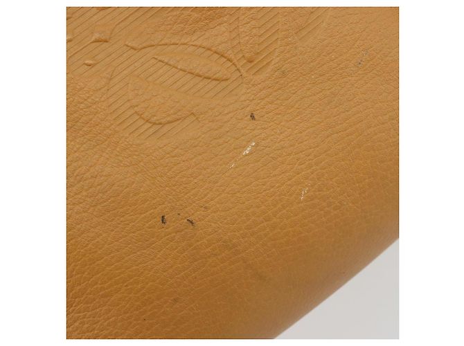 Borsa LOEWE Anagram in pelle marrone oro Auth 182145 D'oro - vista 10