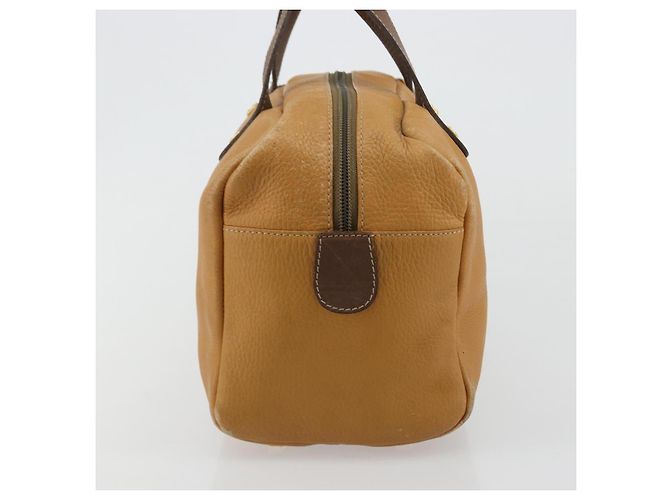 Borsa LOEWE Anagram in pelle marrone oro Auth 182145 D'oro - vista 3
