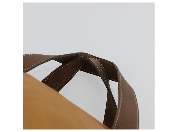 Borsa LOEWE Anagram in pelle marrone oro Auth 182145 D'oro - vista 8