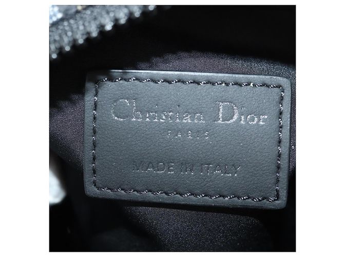 Mini trolley Christian Dior Trotter Canvas Oblique Rabbit Navy Auth 182307SAM Blu navy - vista 21