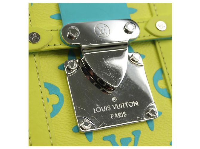 LOUIS VUITTON Monogram Playground Vertical Trunk Bag Giallo M82007 Auth 182888SM - vista 19