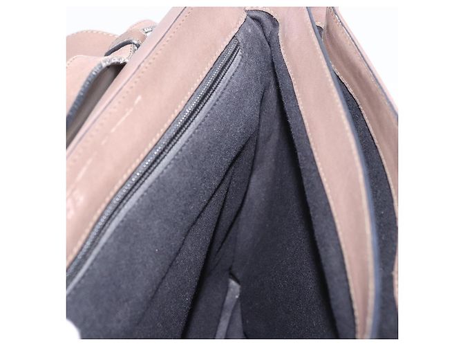 Borsa Business LOEWE in pelle 2way Marrone Argento Auth bs35451 - vista 21