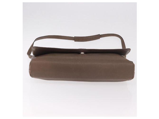 Borsa Business LOEWE in pelle 2way Marrone Argento Auth bs35451 - vista 5