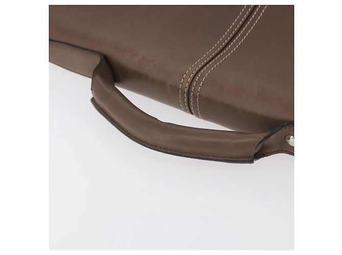 Borsa Business LOEWE in pelle 2way Marrone Argento Auth bs35451 - vista 7