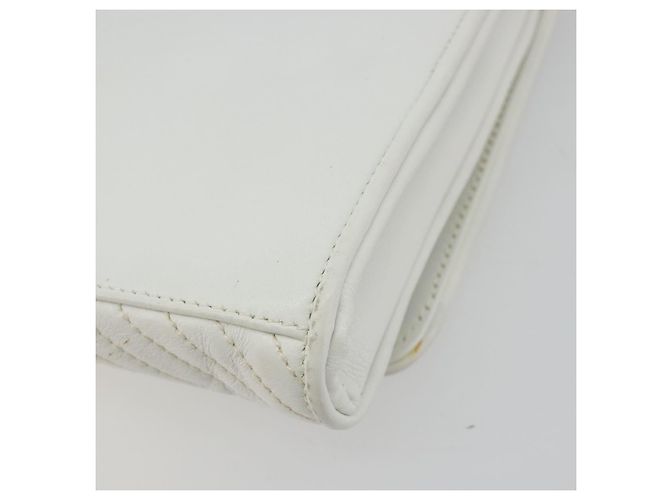 Céline Borsa a tracolla CELINE in pelle bianco oro autentica gh2134 D'oro - vista 17