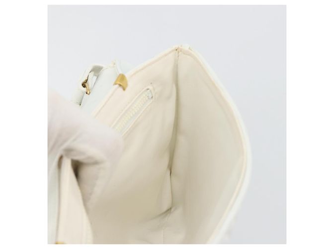Céline Borsa a tracolla CELINE in pelle bianco oro autentica gh2134 D'oro - vista 21