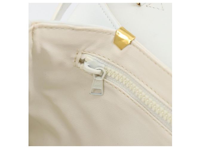 Céline Borsa a tracolla CELINE in pelle bianco oro autentica gh2134 D'oro - vista 23