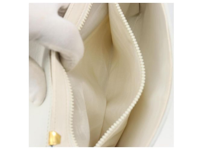 Céline Borsa a tracolla CELINE in pelle bianco oro autentica gh2134 D'oro - vista 24
