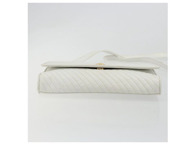 Céline Borsa a tracolla CELINE in pelle bianco oro autentica gh2134 D'oro - vista 5