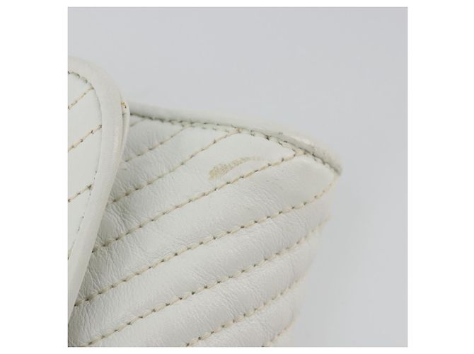 Céline Borsa a tracolla CELINE in pelle bianco oro autentica gh2134 D'oro - vista 8