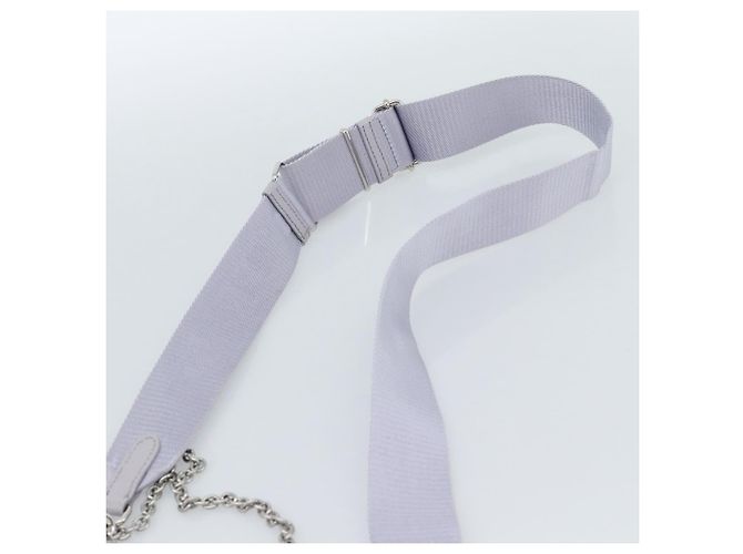 Borsa a tracolla PRADA Nylon Viola Argento Auth 184170V Porpora - vista 14