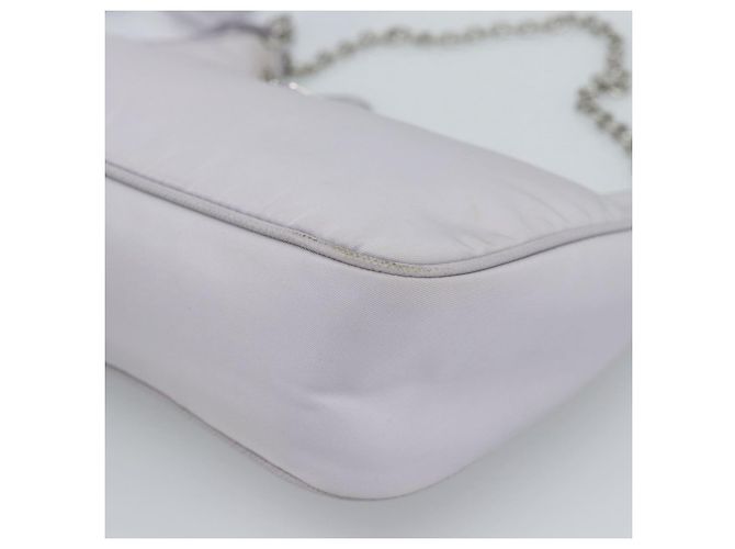 Borsa a tracolla PRADA Nylon Viola Argento Auth 184170V Porpora - vista 16