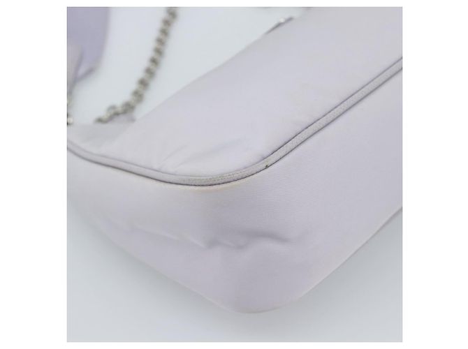 Borsa a tracolla PRADA Nylon Viola Argento Auth 184170V Porpora - vista 17