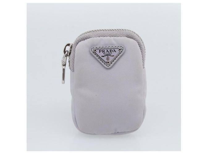 Borsa a tracolla PRADA Nylon Viola Argento Auth 184170V Porpora - vista 26