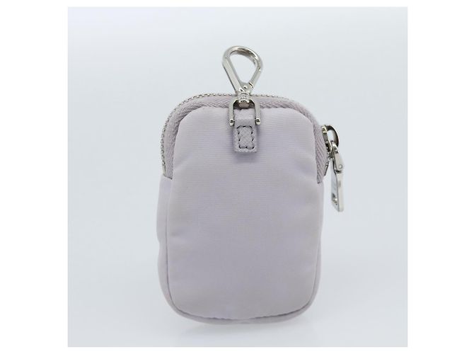 Borsa a tracolla PRADA Nylon Viola Argento Auth 184170V Porpora - vista 27