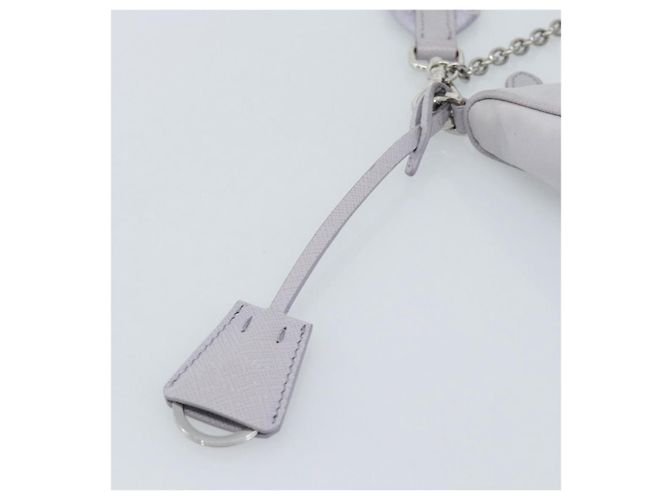 Borsa a tracolla PRADA Nylon Viola Argento Auth 184170V Porpora - vista 9