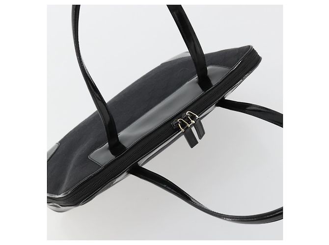 Borsa GUCCI GG Canvas Nera Oro 002 1122 Auth ka4562 Nero D'oro - vista 6