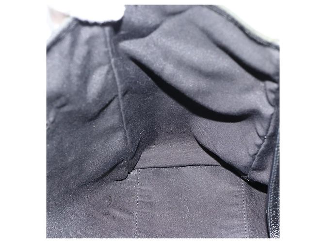 Borsa Tote GUCCI GG Canvas Nera Oro 145758 Auth 183257 Nero D'oro - vista 18