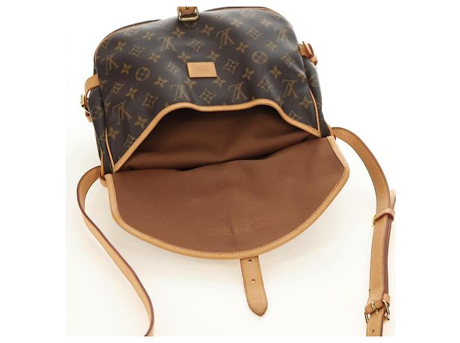 LOUIS VUITTON Borsa a Spalla Monogram Saumur 30 M42256 LV Auth am11667V Monogramma - vista 22