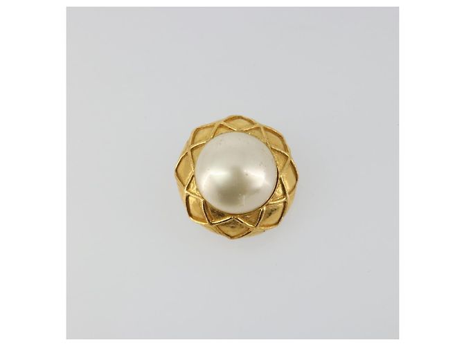 CHANEL Earring metal Gold Tone CC Auth 183501 - view 2