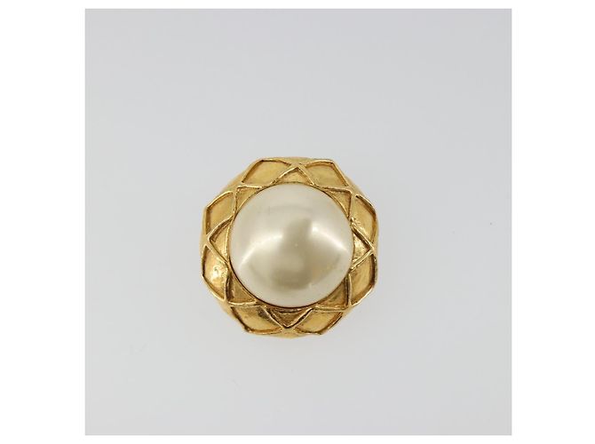 CHANEL Earring metal Gold Tone CC Auth 183501 - view 6