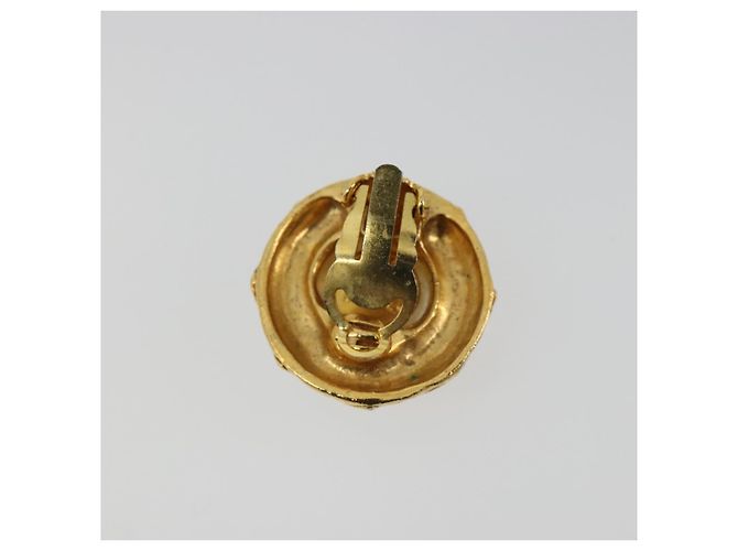 CHANEL Earring metal Gold Tone CC Auth 183501 - view 7