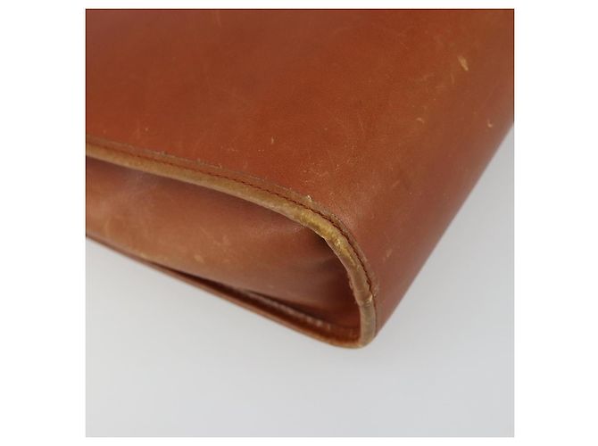 Borsa a tracolla Christian Dior in pelle marrone oro Auth 182105 D'oro - vista 16