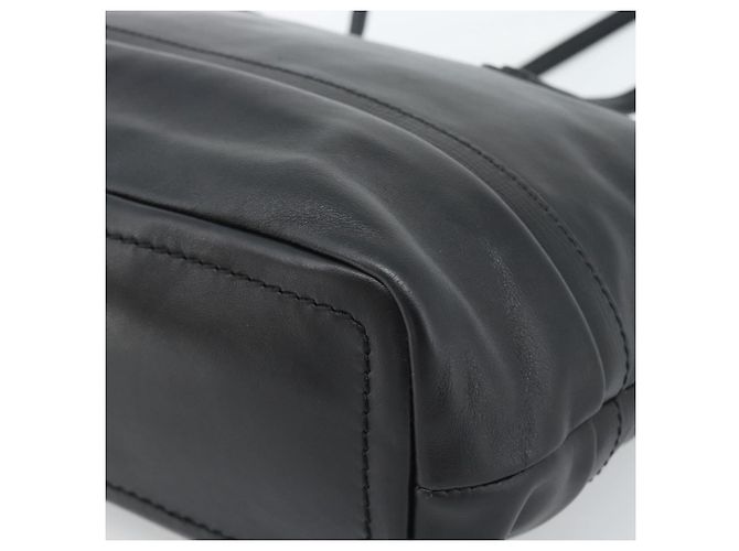 Borsa BALLY in pelle nera e oro Auth 184506 Nero D'oro - vista 9