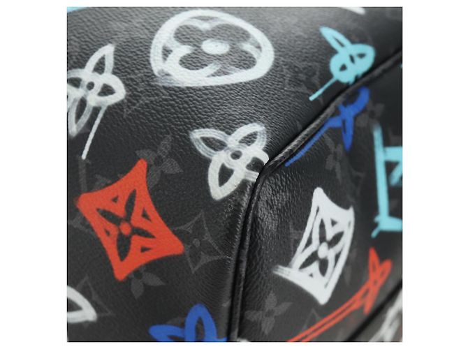 LOUIS VUITTON Eclipse Graffiti Keepall Bandouliere 50 Bag M21384 Auth 181959SM Monogramm - Ansicht 18