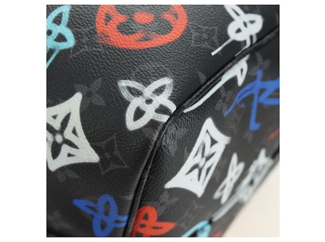 LOUIS VUITTON Eclipse Graffiti Keepall Bandouliere 50 Bag M21384 Auth 181959SM Monogramm - Ansicht 20