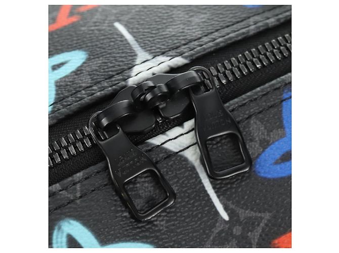 LOUIS VUITTON Eclipse Graffiti Keepall Bandouliere 50 Bag M21384 Auth 181959SM Monogramm - Ansicht 22