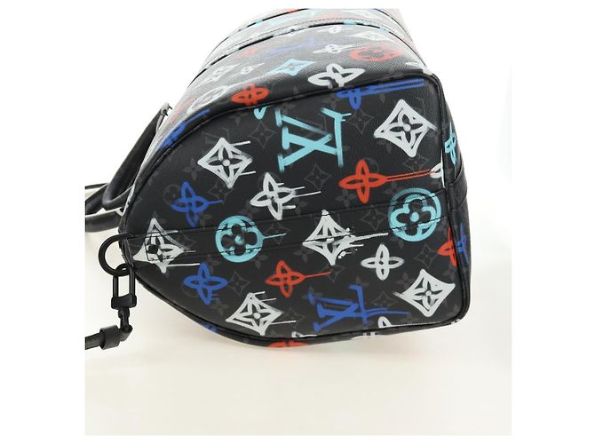 LOUIS VUITTON Eclipse Graffiti Keepall Bandouliere 50 Bag M21384 Auth 181959SM Monogramm - Ansicht 3