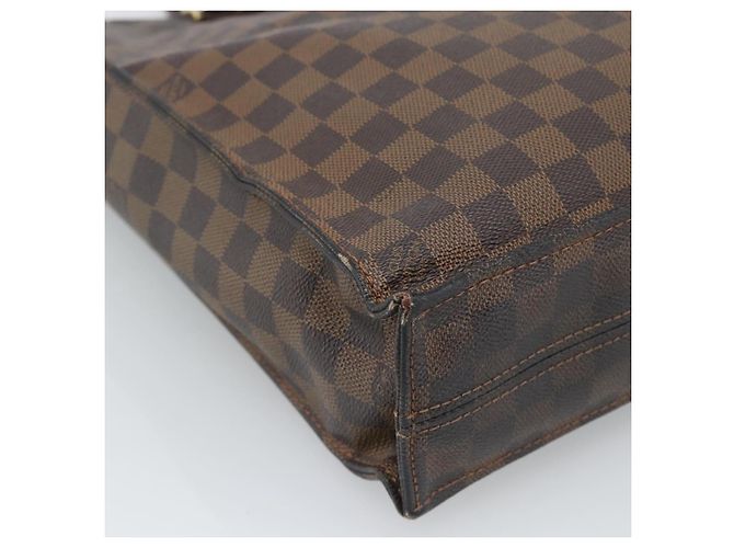 LOUIS VUITTON Damier Ebene Sac Plat Hand Bag N51140 LV Auth 184136 - vista 16