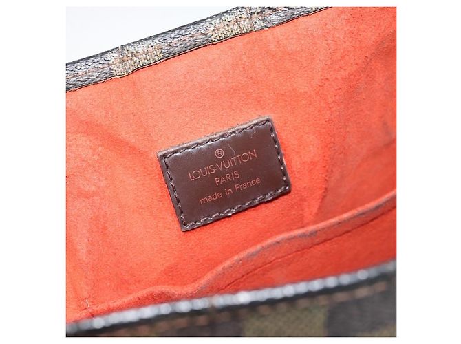 LOUIS VUITTON Damier Ebene Sac Plat Hand Bag N51140 LV Auth 184136 - vista 17