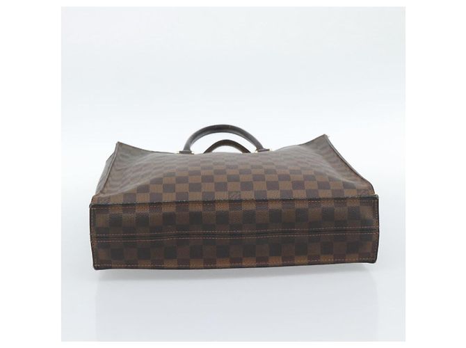 LOUIS VUITTON Damier Ebene Sac Plat Hand Bag N51140 LV Auth 184136 - vista 5