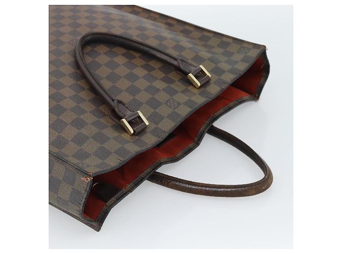 LOUIS VUITTON Damier Ebene Sac Plat Hand Bag N51140 LV Auth 184136 - vista 6