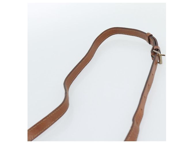 Céline Borsa a Spalla CELINE Macadam Canvas PVC Beige Oro Auth 183675 D'oro - vista 8