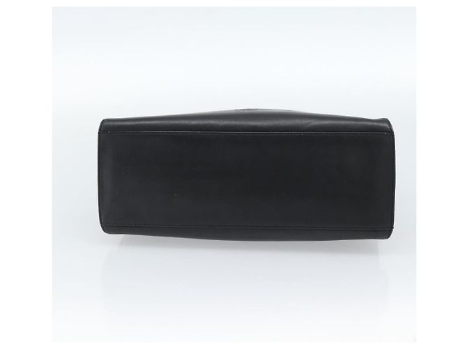 Bolso de mano LOEWE de cuero negro plata Auth ka4565A - vista 5