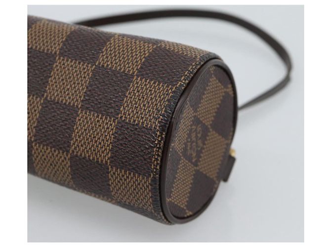 LOUIS VUITTON Damier Ebene Papillon Pouch LV Auth 184346 - vista 14