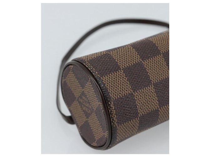 LOUIS VUITTON Damier Ebene Papillon Pouch LV Auth 184346 - vista 15