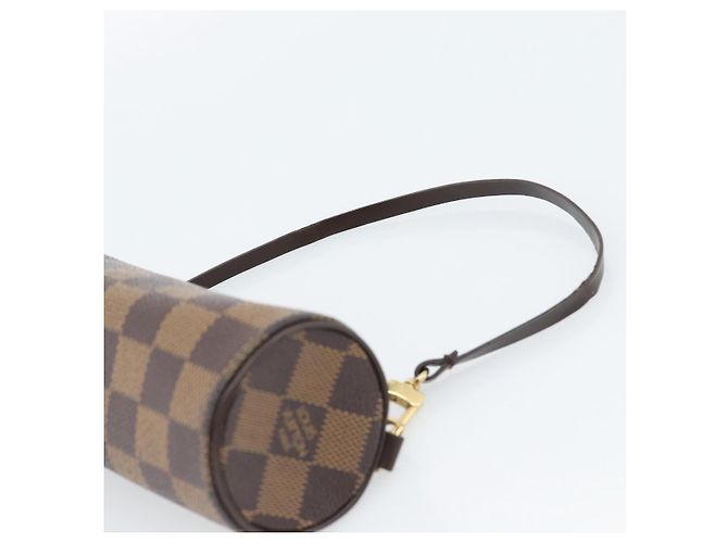 LOUIS VUITTON Damier Ebene Papillon Pouch LV Auth 184346 - vista 8